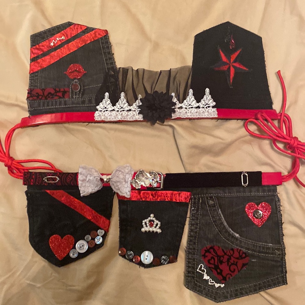 Handmade festival belt